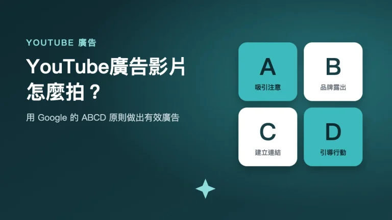 YouTube廣告影片怎麼拍：ABCD 原則